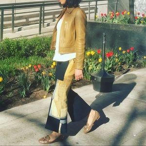 ACNE Designer 100% wool kick flare pants. Made in Italy.